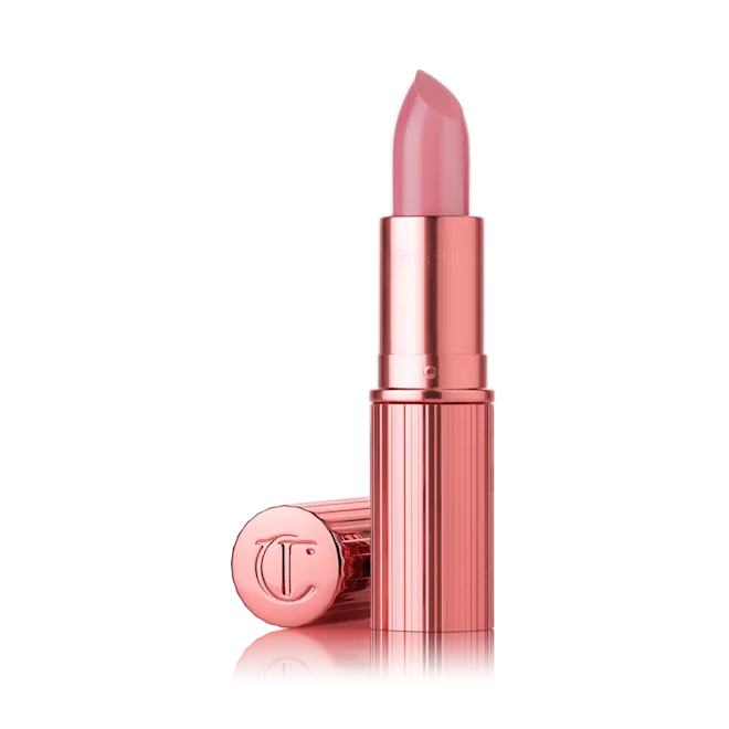 БЕСТСЕЛЕР Зволожувальна пастельна помада з сатиновим фінішем Charlotte Tilbury K.I.S.S.I.N.G RED CARPET PINK A Sumptuous Pastel Pink Lipstick in My Moisturising Formula with a Soft Satin Shine Finish, Encased in a Pink Tube!